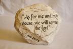 As for me and my house- Jos 24:15